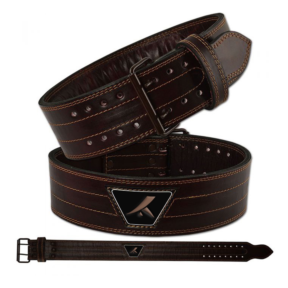 Weight lifting leather belt 4inch