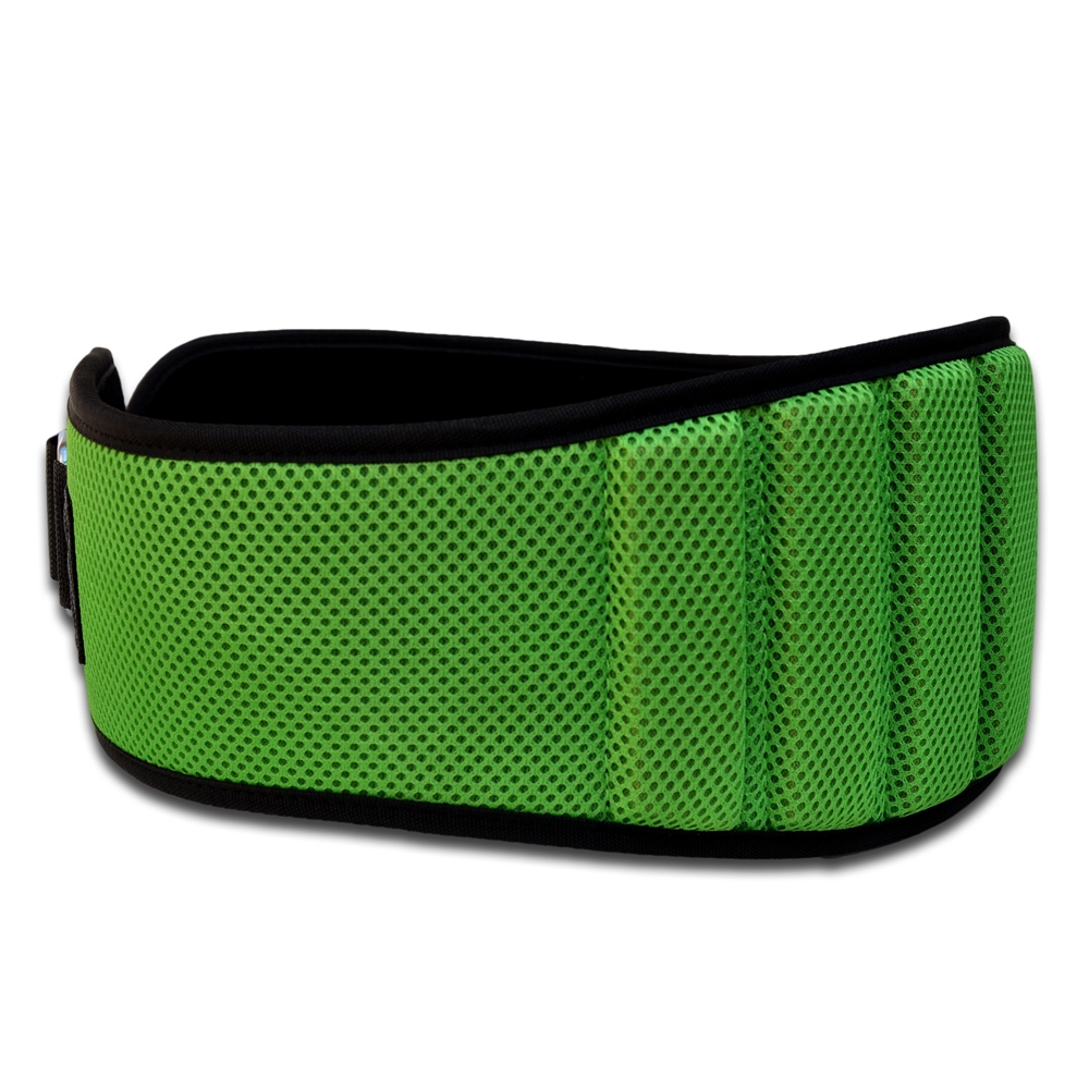 Weight lifting mesh belt