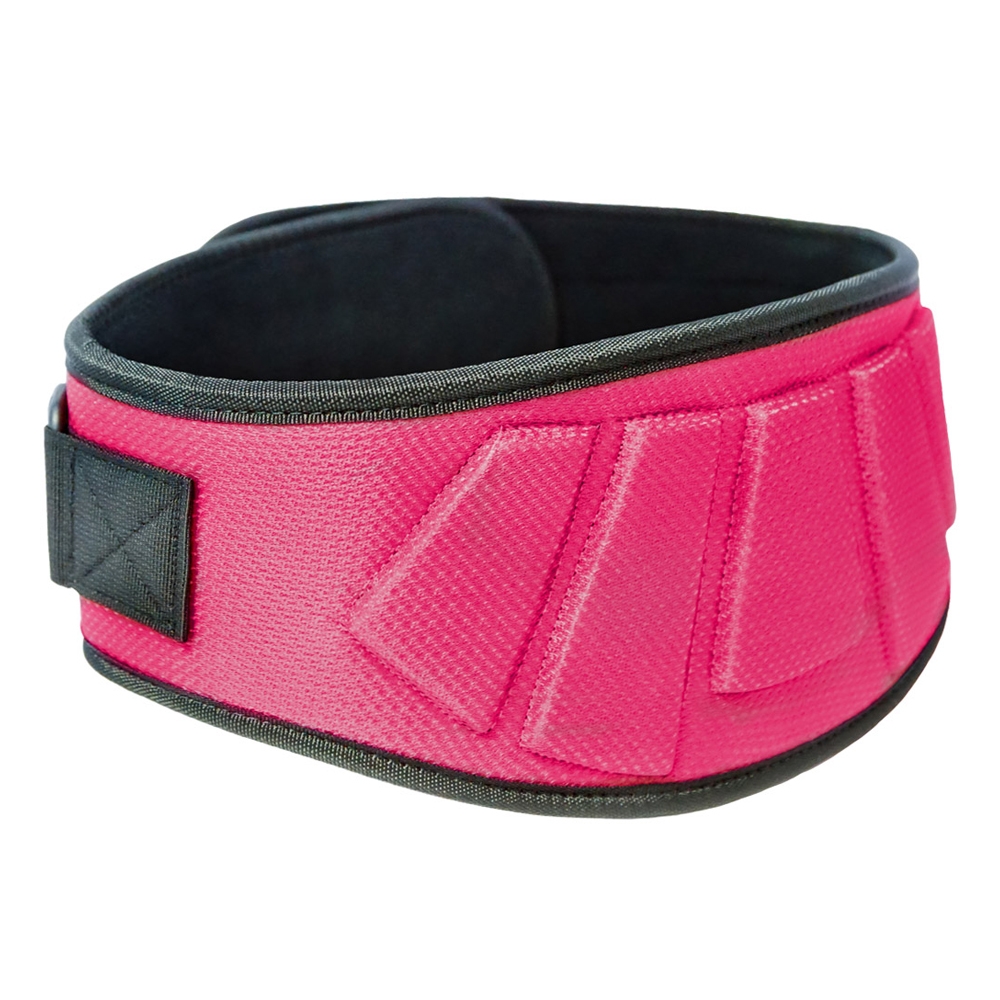 Weight lifting mesh belt