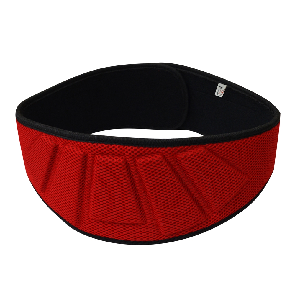 Weight lifting mesh belt