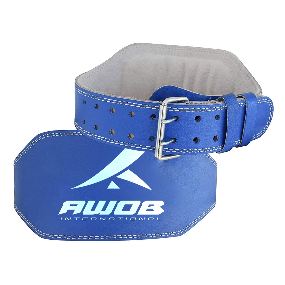 Weight lifting leather belt 6inch